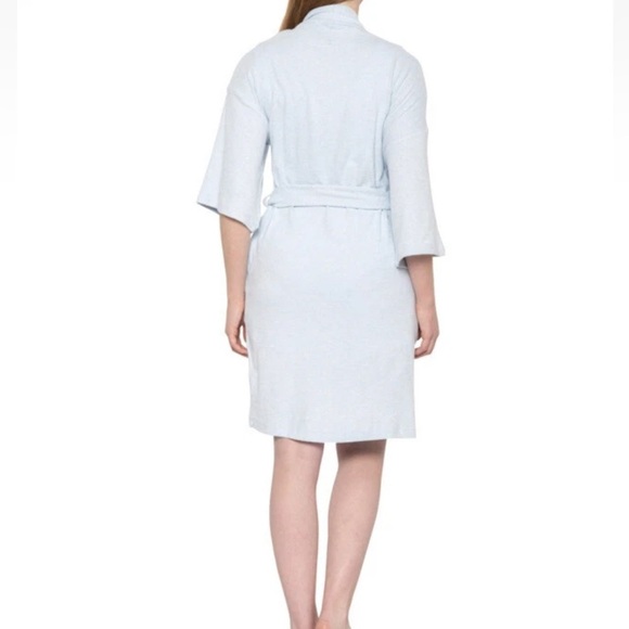 UGG NEW Monrose Robe Sky Heather Light Blue Womens XS Bathrobe - Picture 6 of 6